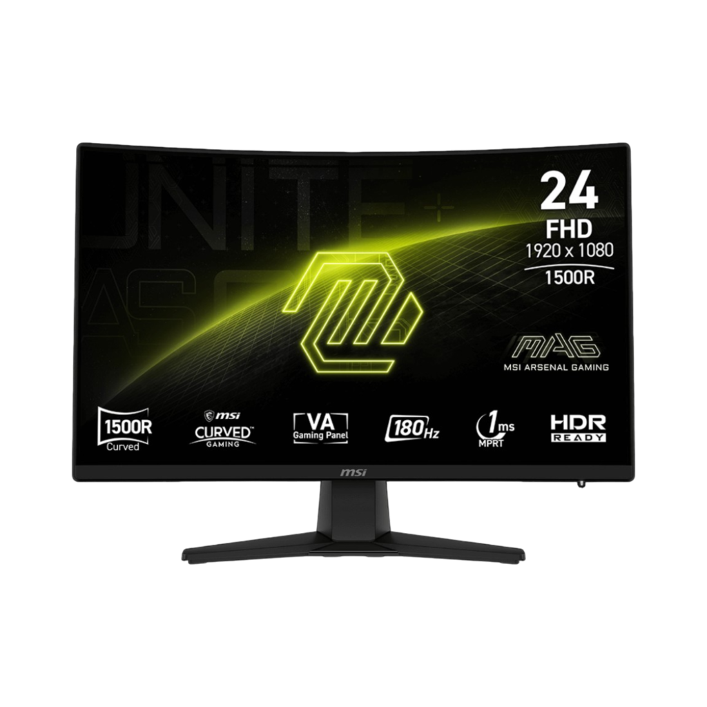 Monitor MSI MAG 242C | FHD 24”, VA, CURVED, 180Hz, 1ms