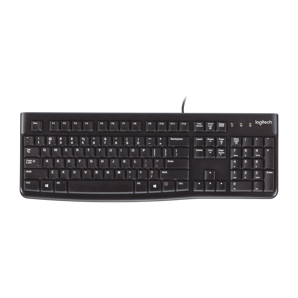 TECLADO LOGITECH K120 | BLACK, USB, SINGLE MODE