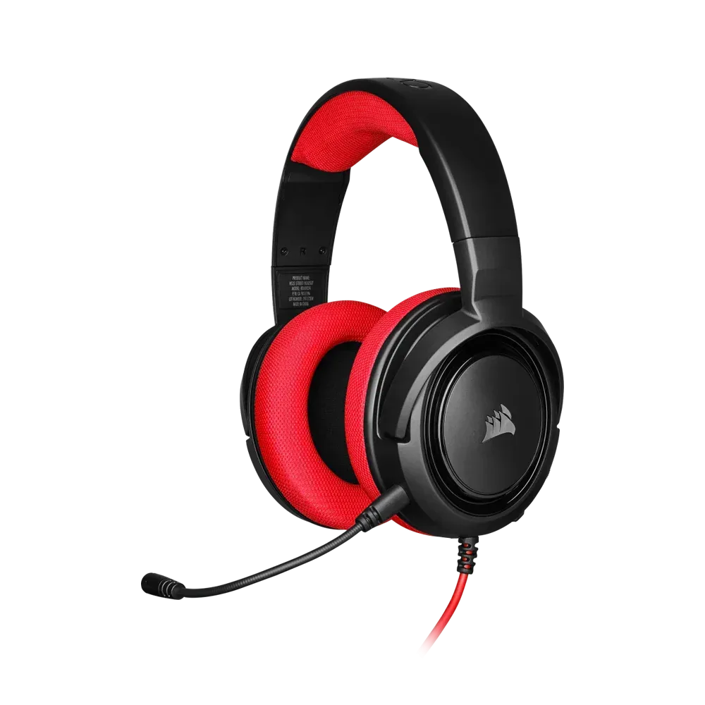 Auriculares CORSAIR HS35 STEREO RED | Single Mode (3.5mm)