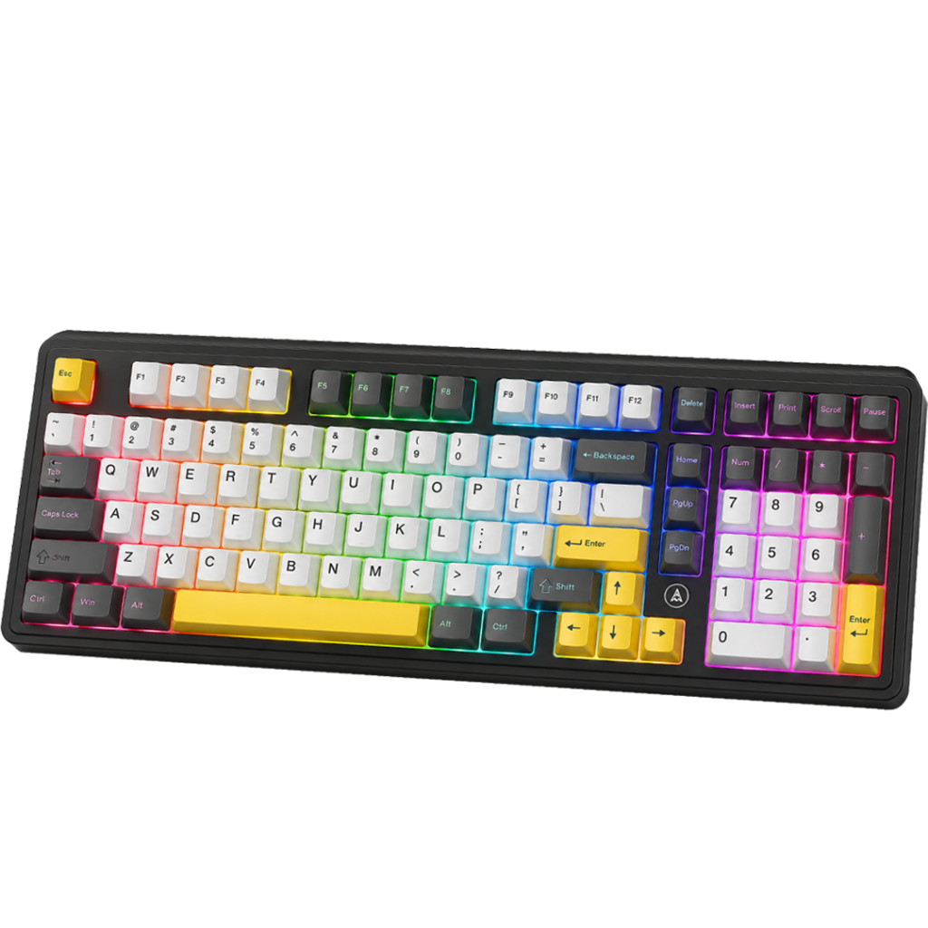 Teclado AJAZZ X NACODEX AK980 MAX | Magnetic Grain Switch, Inglés, Single Mode (USB)