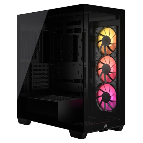 Gabinete CORSAIR 3500X RS-R ARGB BLACK E-ATX, 3 FANS