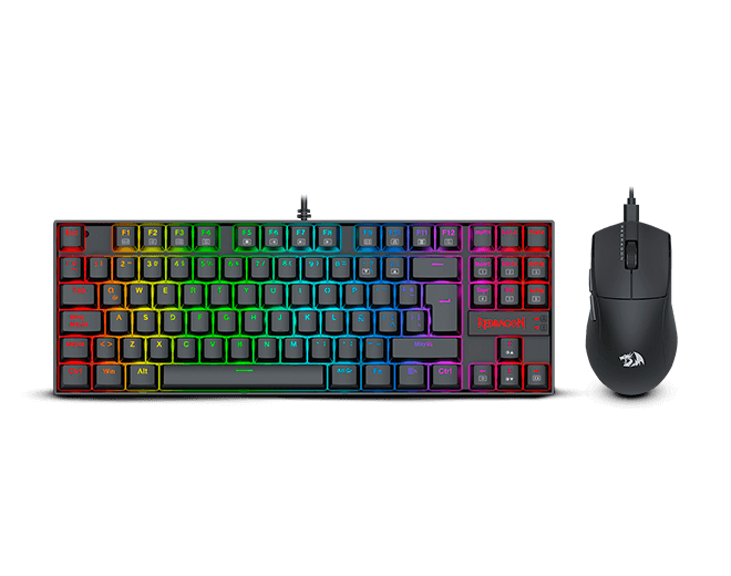 Combo REDRAGON S145 (Teclado KUMARA + Mouse K1NG) | Single Mode (USB)