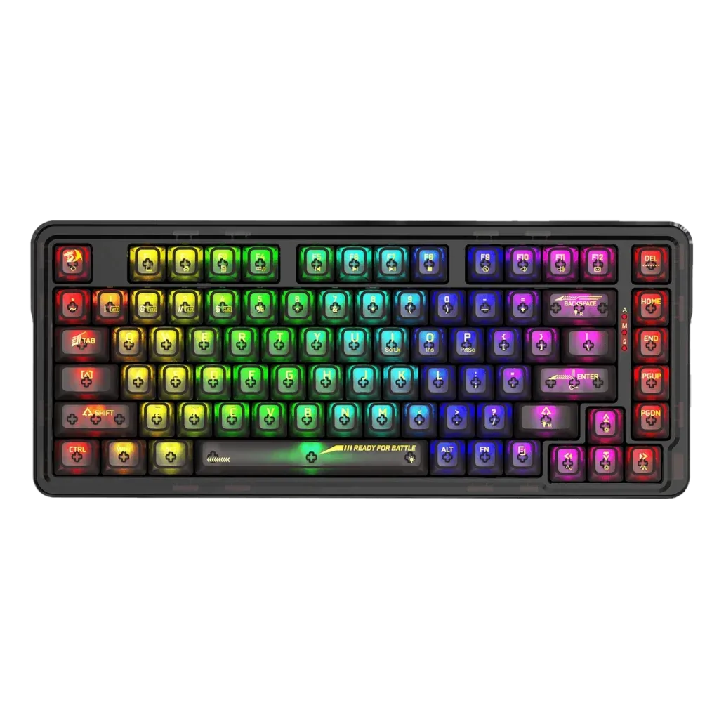 Teclado REDRAGON ELF PRO  K649 | Crystal Switch, Inglés, Tri-Mode (USB/2.4G/BT)