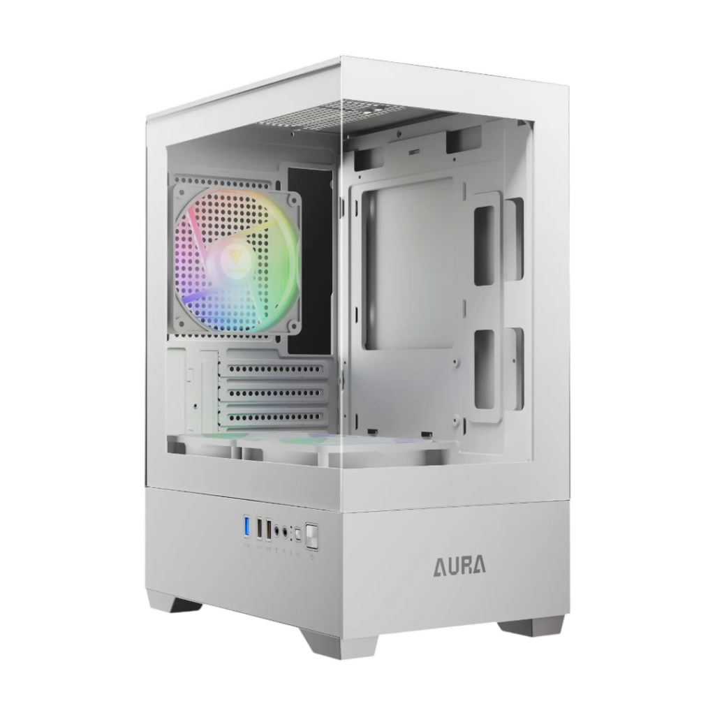 Gabinete GAMDIAS AURA GC9M ARGB | M-ATX, 3 FANS