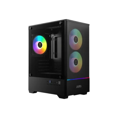 Gabinete GAMDIAS AURA GC103 | M-ATX, 3 FANS