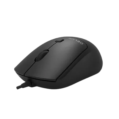 Mouse DELUX M320 BLACK | Single Mode (USB)