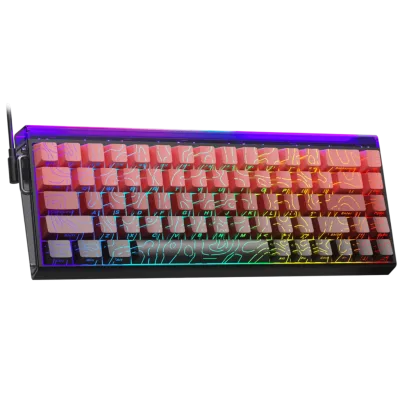 TECLADO MAGNETICO AULA HERO 68 HE BLACK-RED | USB