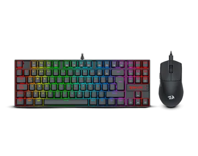 Combo REDRAGON S145 (Teclado KUMARA + Mouse K1NG) | Single Mode (USB)