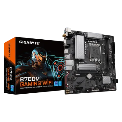 Placa Base GIGABYTE B760M GAMING WIFI PLUS | M-ATX, LGA1700, DDR5
