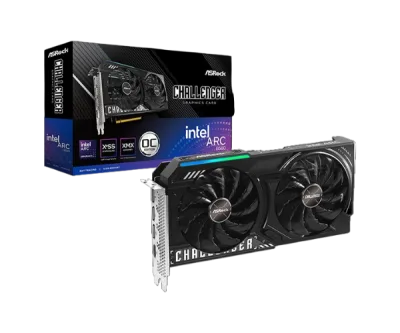 TARJETA DE VIDEO ASROCK ARC B580 CHALLENGER OC | 12GB GDDR6 , 2 FANS
