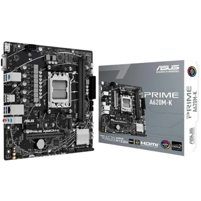 Placa Base ASUS PRIME A620M-K | M-ATX, AM5, DDR5