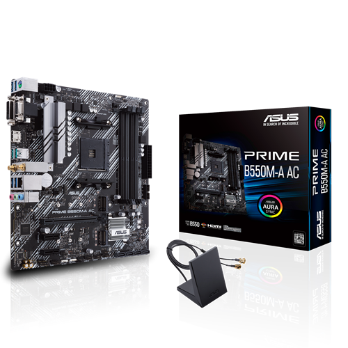 Placa Base ASUS PRIME B550M-A AC | M-ATX, AM4, DDR4
