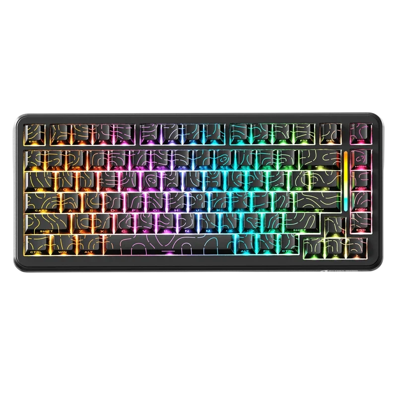 Teclado ATTACK SHARK X82PRO HE  Magnetic Switch, Inglés, Tri-Mode (USB-8K/2.4G)